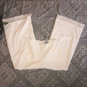 WD.NY Palazzo Lace Palazzo Pants